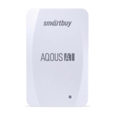 Внешний диск SSD Smartbuy Aqous A1 256GB USB 3.1 white (SB256GB-A1W-U31C)