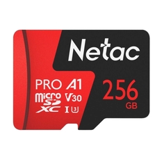 Карта памяти MicroSD Netac 256GB P500 Extreme Pro (NT02P500PRO-256G-S)