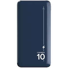 Внешний аккумулятор LYAMBDA 10000mAh PD+QC3.0 Slim Dark Blue (LP301-DB) 10000mAh PD+QC3.0 Slim Dark Blue (LP301-DB)