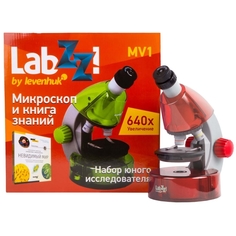 Микроскоп Levenhuk LabZZ MV1 Orange + книга (77624) LabZZ MV1 Orange + книга (77624)