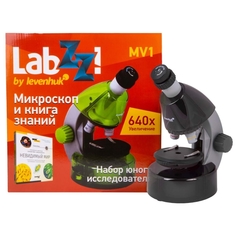 Микроскоп Levenhuk LabZZ MV1 Moonstone + книга (77621) LabZZ MV1 Moonstone + книга (77621)