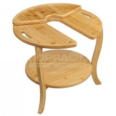 Столик для кальяна Катунь КТ-СН-04 бамбук, 71х38х35 см