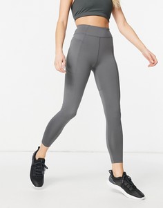 Леггинсы с моделирующим эффектом и карманом ASOS 4505-Серый