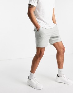 Светло-серые облегающие шорты чиносы ASOS DESIGN-Серый