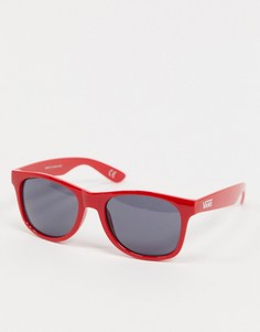 Красные солнцезащитные очки с шахматной клеткой Vans Spicoli 4-Красный