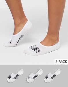 Набор из 3 пар белых носков Vans Classic Assorted Canoodles-Белый