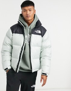 Куртка мятного цвета The North Face 1996 Retro Nuptse-Зеленый цвет