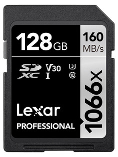 Карта памяти 128Gb - Lexar SDXC Pro Cl10 U3 V30 LSD1066128G-BNNNG