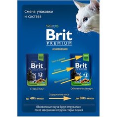 Влажный корм для кошек Brit Brit*