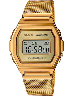 Японские наручные мужские часы Casio A1000MG-9EF. Коллекция Vintage