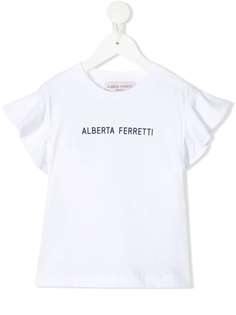 Alberta Ferretti Kids футболка с логотипом