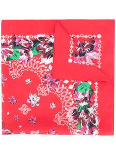 Kenzo платок с цветочным принтом