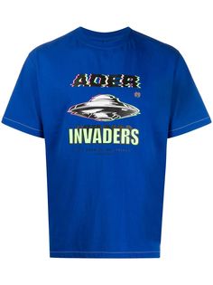 Ader Error футболка с принтом Invaders