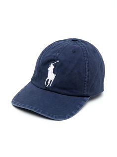 Ralph Lauren Kids кепка с вышитым логотипом