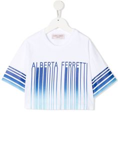 Alberta Ferretti Kids футболка с логотипом