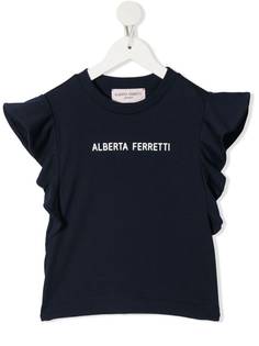 Alberta Ferretti Kids футболка с логотипом