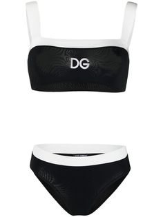 Dolce & Gabbana бикини с контрастной вышивкой