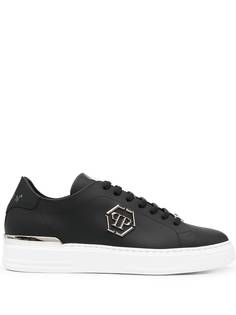 Philipp Plein кеды с нашивкой-логотипом