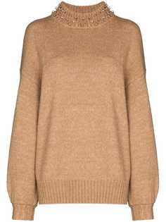 See by Chloé джемпер с декорированным воротником