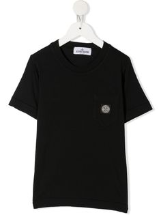 Stone Island Junior футболка с нагрудным карманом