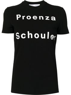 Proenza Schouler White Label футболка с короткими рукавами и логотипом