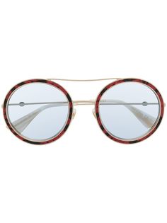 Gucci Eyewear солнцезащитные очки в круглой оправе