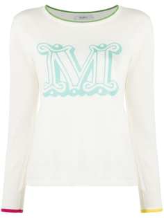 Max Mara жаккардовый джемпер