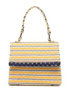 Mi Mi Sol сумка-тоут в полоску