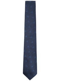 Emporio Armani Kids галстук с вышитым логотипом