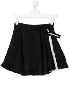 Karl Lagerfeld Kids юбка со складками