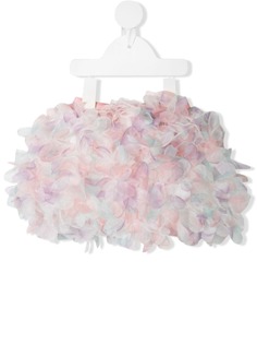 Miss Blumarine пышная юбка с цветочными аппликациями
