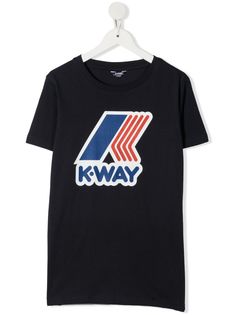K Way Kids футболка с логотипом