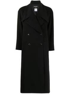 Chanel Pre-Owned двубортное пальто миди 1998-го года