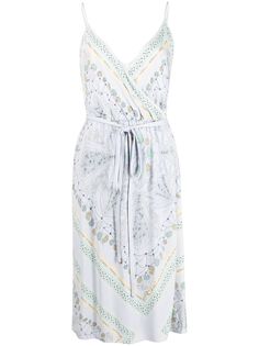 Emilio Pucci платье с завязками и принтом