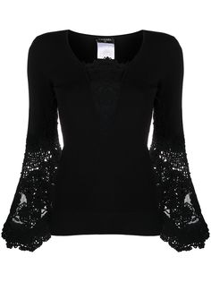 Chanel Pre-Owned джемпер со вставками в технике кроше