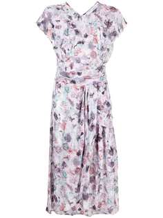 IRO платье миди Plisca с цветочным принтом