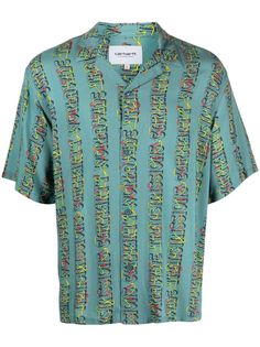 Carhartt WIP рубашка с графичным принтом и короткими рукавами