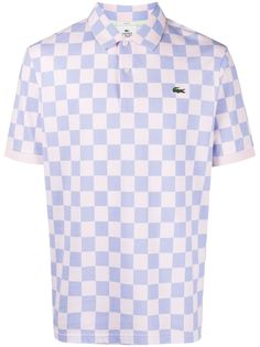 Lacoste Live клетчатая рубашка с вышитым логотипом