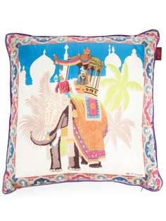 ETRO HOME твиловая подушка с принтом