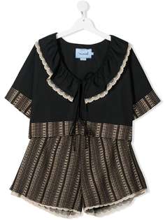 Mi Mi Sol комплект из топа и шортов с фестонами