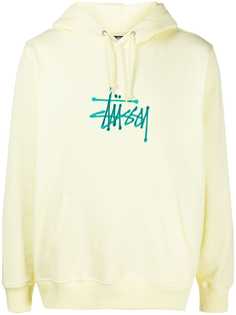 Stussy худи с аппликацией-логотипом