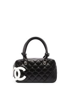Chanel Pre-Owned стеганая сумка-тоут Cambon 2006-го года с логотипом CC