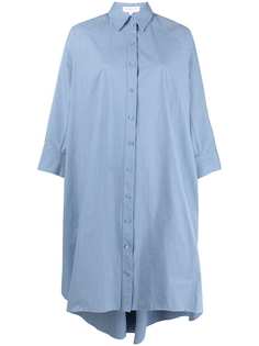 Michael Kors Collection поплиновое платье-рубашка с рукавами доломан