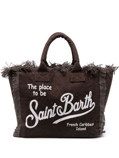 Mc2 Saint Barth джинсовая пляжная сумка с логотипом