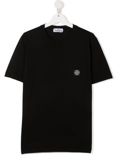 Stone Island Junior футболка с нагрудным карманом