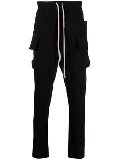 Rick Owens брюки карго Creatch с кулиской
