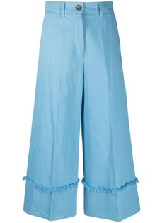 MSGM брюки с подворотами