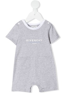 Givenchy Kids короткий комбинезон с логотипом
