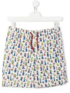 Mc2 Saint Barth Kids плавки-шорты с графичным принтом