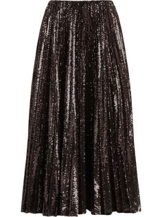 Ralph Lauren Collection плиссированная юбка с пайетками